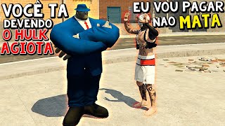 HULK AGIOTA COBRANDO DIVIDA NO GTA RP [upl. by Sillert494]