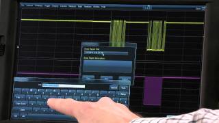 Teledyne LeCroy WaveRunner 6 Zi LabNotebook functionality with SuperKnob [upl. by Andrews]