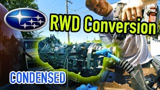 How to convert your Subaru to RWD  Short Version [upl. by Cello]