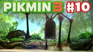 Pikmin 3  Day 10  Shaggy Long Legs Nintendo Wii U Gameplay Walkthrough [upl. by Yusem]