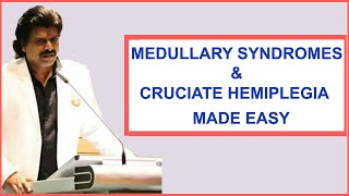 MEDULLARY SYNDROMES amp CRUCIATE HEMIPLEGIA MADE EASY [upl. by Davey654]