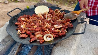 TACOS ENCEBOLLADOS ¡¡LOS FAVORITOS EL FIN DE SEMANA  RUTA LA NUEVE [upl. by Noterb]