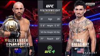 Volkanovski DROWNED Max Holloway in the trilogy  Volkanovski vs Holloway 3 mma UFC shorts [upl. by Gipson]