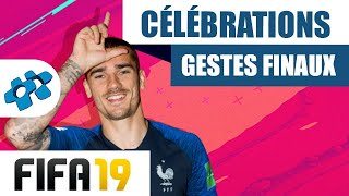 FIFA 19  les célébrations de gestes finaux [upl. by Walczak307]