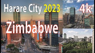 Harare City  Zimbabwe 4K By Drone 2023 [upl. by Hoashis]