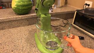 Kitchen Aid Mixer  How to Keep Glass Bowl From Clanking [upl. by Eenot557]