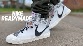 A New Favourite Nike X Readymade Blazer Mid Review amp On Foot [upl. by Annoif]