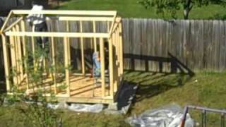 How to Build a Shed  Part 2 Shed Structure [upl. by Benedicto576]