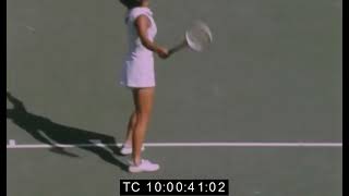 Evonne Goolagong vs Virginia Wade April 2 1972 [upl. by Lundberg]