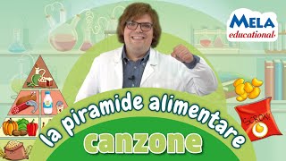 La piramide alimentare  Renato lo scienziato canzone Educational MelaEducational ​ [upl. by Hammer]