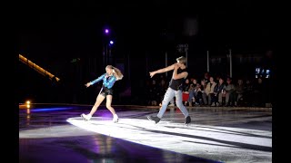 Leah Neset  Artem Markelov  Telephone  4K  2023 Vail Ice Spectacular [upl. by Dewar]