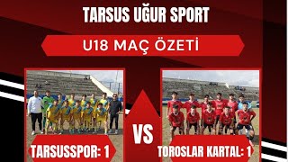 TARSUSSPOR 1  TOROSLAR KARTAL 1 MAÇ ÖZETİ  U18  21 ŞUBAT 2024 [upl. by Assiar]