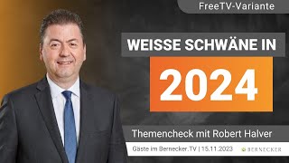 Weiße Schwäne in 2024  BörsenThemencheck mit Robert Halver  FreeTVVariante des Gesprächs [upl. by Didier304]