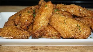 Easy Lemon pepper Chicken Wings Recipe better than Wingstop Must Try [upl. by Telfore]