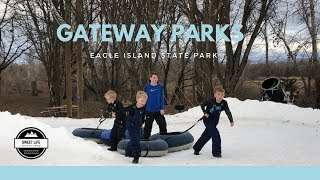 Gateway Parks  Snow Tubing at Eagle Island State Park Idaho [upl. by Devondra840]