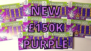 NEW £150K Purple Scratchcards 🤑 💰 [upl. by Karna614]