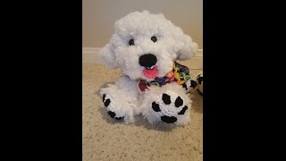 Crochet Bichon Frise Amigurumi Dog DIY Tutorial [upl. by Colpin]