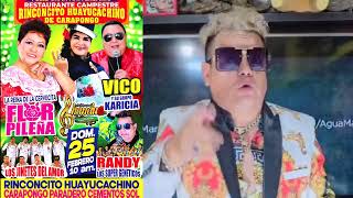 FELINO RANDY CONFIRMA SU PRESENCIA ESTE 25 DE FEBRERO EN EL RINCONCITO HUAYUCACHINO [upl. by Bascomb]