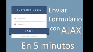 Enviar formulario con ajax y php  5 minutos sin recargar [upl. by Egidius545]