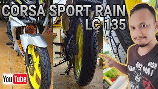 Corsa Sport Rain Yamaha LC135  Size 10080 [upl. by Rediah]