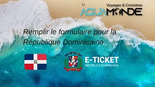 Comment remplir son E TICKET [upl. by Mide]