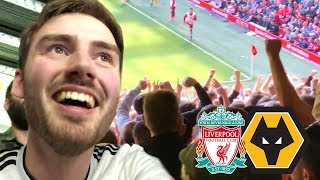 WOLVES FANS TROLL LIVERPOOL THE MOMENT MAN CITY WON THE LEAGUE Liverpool Vs Wolves Match Day Vlog [upl. by Juback]