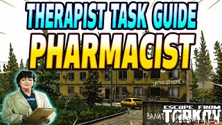 Pharmacist  Therapist Task Guide Escape From Tarkov [upl. by Lashonde]