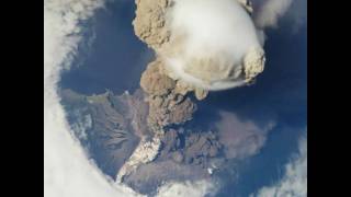 NASA  Sarychev Volcano Eruption from the International Space Station [upl. by Atirma833]