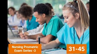 PROMETRIC EXAM FOR NURSES Paper3MOHHAADOMSBDHANursing Prometric Questions amp AnswersQ31Q45 [upl. by Andrews]