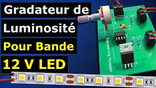 Gradateur de luminosité pour bande LED [upl. by Adoc]