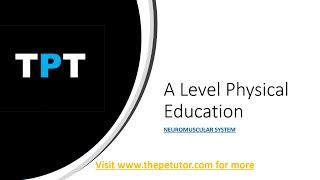 A Level Live  Neuromuscular System [upl. by Domenico]