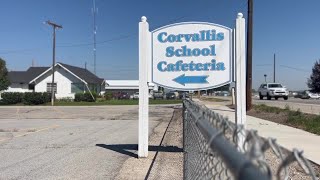 Corvallis Schools hurrying to replace flooded cafeteria before school starts [upl. by Eerdna]