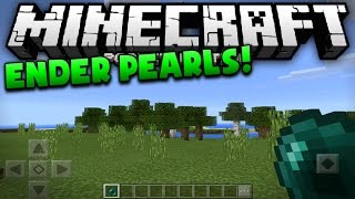 ENDER PEARLS IN 0161  Endermites amp Ender Pearl in MCPE  Minecraft Pocket Edition [upl. by Manvell]