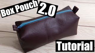 The perfect Toiletry bag Box Pouch Tutorial [upl. by Viking90]