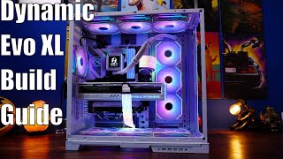 Lian Li Dynamic Evo XL indepth build guide step by step standard build [upl. by Soble]