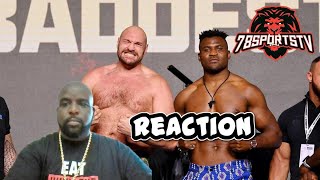 WOW TYSON FURY VS FRANCIS NGANNOU POSTFIGHT REACTION [upl. by Randie99]