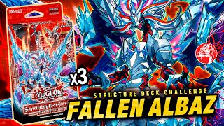 🐲 FALLEN OF ALBAZ Deck  💲33 Structure Deck Albaz Strike x3 TCG  EDOPRO [upl. by Laehcor]