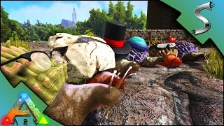 ACHATINA CEMENTING PASTE FARM 180 SNAIL TAME SNAILS WITH HATS  Ark Survival Evolved S3E41 [upl. by Notlih]