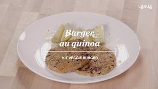 Burger au quinoa  Kit Veggie Burger  Recettes avec Lékué [upl. by Aceber]