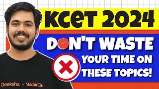 KCET 2024 Deleted Syllabus  KCET Reduced SyllabusChaptersTopics PDF [upl. by Tandy]