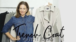 10 Trench Coat Outfit Ideas  Women over 40 [upl. by Eddie60]