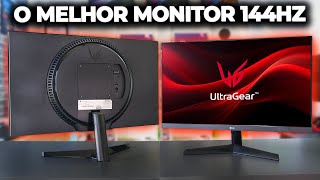 COMPREI O MONITOR GAMER LG ULTRAGEAR O MAIS VENDIDO 144HZ SERÁ QUE É BOM MESMO [upl. by Assyn]