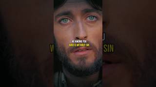 quotLet He Who Is Without Sin Cast the First Stonequot John 87 jesusofnazareth jesuschrist sonofgod [upl. by Candless329]