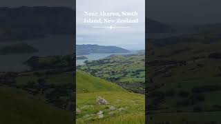 Near Akaroa South Island New Zealand InstaTravel TravelGram WanderlustTraveling Newzealand [upl. by Tterab]