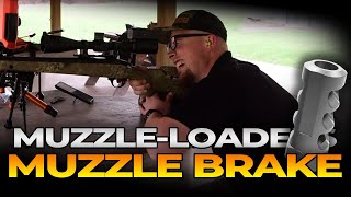 MuzzleLoaderscom Muzzle Brake Review amp Recoil Test [upl. by Zile]