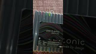 Pentonic colourful pen set unboxing 🌷🌈💖 [upl. by Nnewg247]