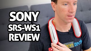 Sony SRSWS1 Wearable Neck Speaker REVIEW [upl. by Ahsyia]