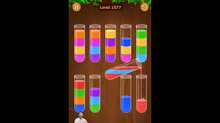 Water Sort  Color Sort Game Level 1571  1580 Walkthrough  PuzzleChallenge ✔️ [upl. by Kania]