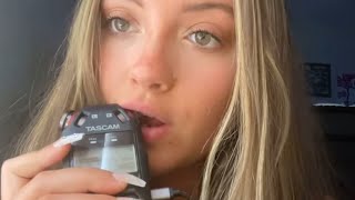 ASMR Mic Biting Tascam CRED TO HALEY’S ASMR ‼️ NO TALKING ‼️ [upl. by Randene]