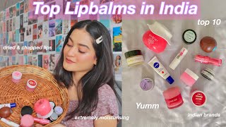 Top Lip balms in India for dried and chapped lips  clear and tinted lip balms nishkabhura [upl. by Pallaton369]